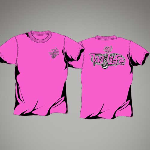 Tow Life Pink Short Sleeve