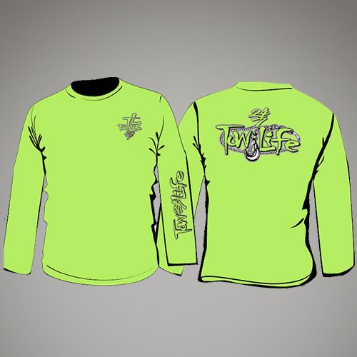 Tow Life Safety Green Long Sleeve