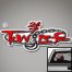 Tow Life Decal Sticker Red