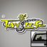 Tow Life Decal Sticker Yellow